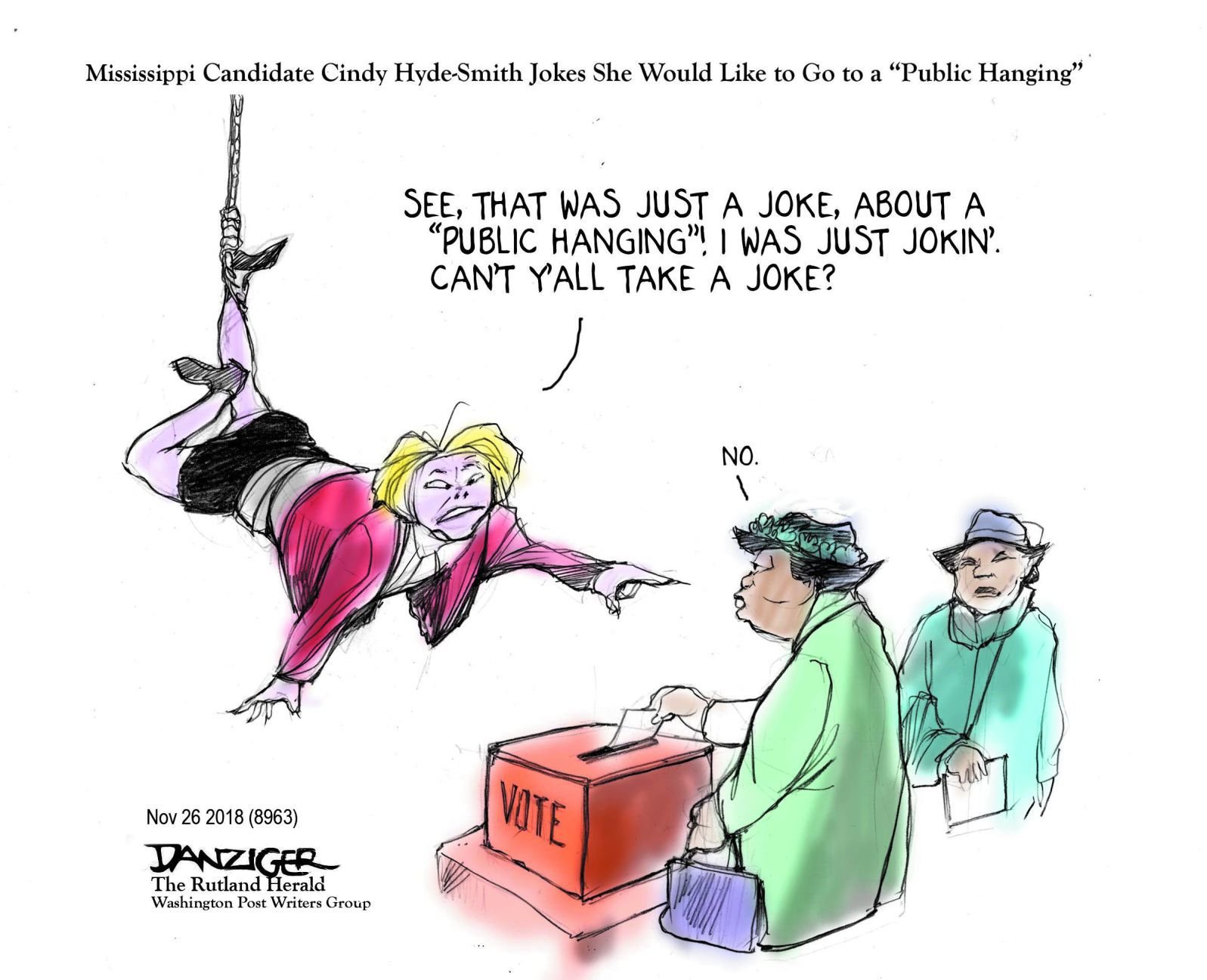 Jeff Danziger cartoon
